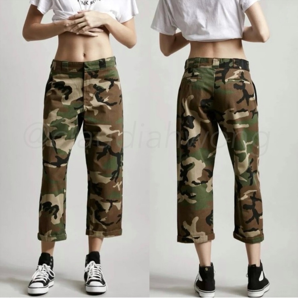 R13 Slouch Pants in Camo